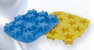 Silicone Star Shaped Ice Cube Mold Tray  