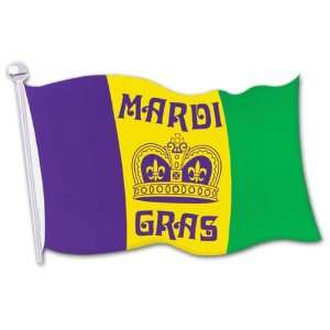  Mardi Gras Flag Cutout Case Pack 216   682147