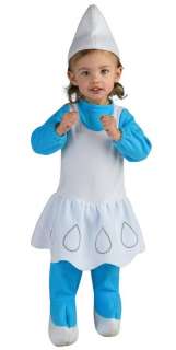  New Baby Infant Toddler SMURFETTE Kids Halloween Costume Cute Baby 