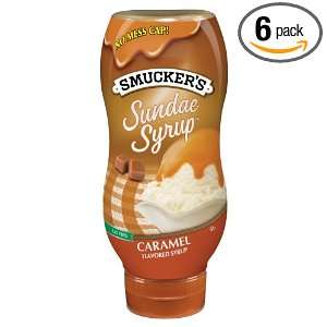 Smuckers Sundae Syrup? Caramel Flavored Syrup, 20 Ounce (Pack of 6)