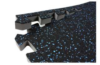 Soft Rubber Tiles Interlocking Gym Flooring Mats  