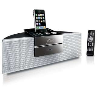   IPOD IPHONE CHARGER DOCK SPEAKER RADIO CD PLAYER W/ REMOTE  
