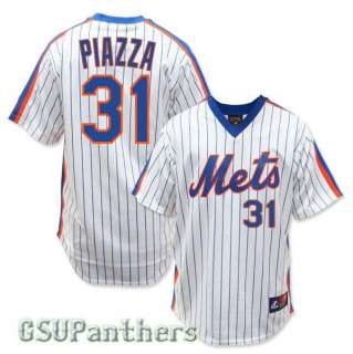 Mike Piazza New York Mets COOPERSTOWN Home Jersey Mens SZ (S 2XL 