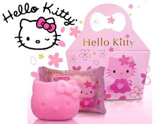 Wedding Favor Hello Kitty Sakura Cherry Blossom Soap  