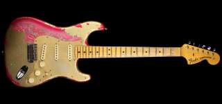 Fender Custom MB 69 Stratocaster Relic Electric Guitar Aztec Gold 
