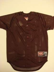 Rawlings Baseball Softball Blank Mesh Jersey Shirt ~L  