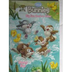 Disney Bunnies Big Fun Book to Color Bunny Fun (Disney Bunnies 