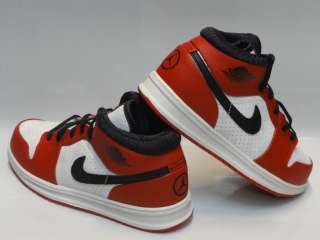 Nike Jordan Alpha 1 Red Black White Sneakers Preschool Sz 11  