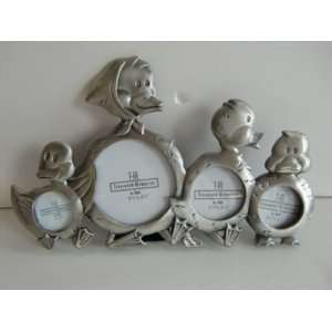 Ducky Family  Pewter Baby Frame 