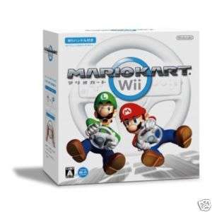 Mario Kart Wii with Wii Handle Nintendo Wii JAPAN  