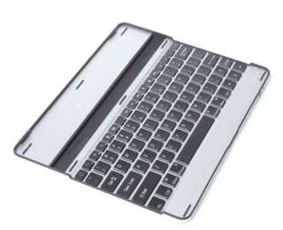   Aluminum Metal Stand Case Wireless Bluetooth Keyboard for Apple iPad 2