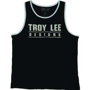  Troy Lee Designs Gas Mens Tank Sports Wear Shirt   Black 