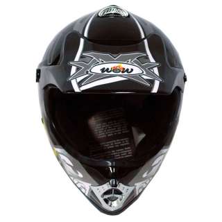 New Youth Kids Motocross Motorcross MX Bike Helmet Skull Black S M L 