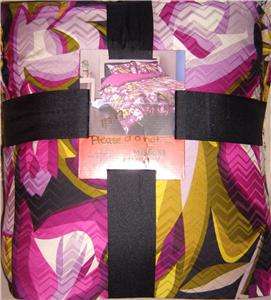 Missoni for Target King Sz Comforter Bedding Set w/Shams Floral 