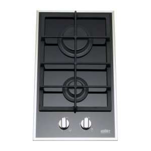  Summit Appliance GC2BGL 2 burner gas on glass cooktop with 