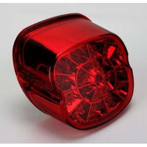  Drag Specialties Red Bottom Web Taillights for 99 up 