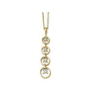  White Gold 1/4Cttw;P;Diamond Pendant Journey Diamond Pendant Jewelry