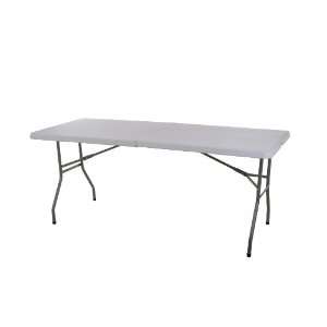   Folding Table w/ Carrying Handle   White Granite Top Color w/ Gray
