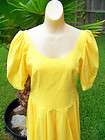 vintage classic laura ashley yellow cotton scoop neck p $