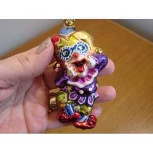 Christopher Radko Glass Laughing Stock Jester with Box