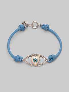 Juicy Couture   Pavé Evil Eye Cord Bracelet    