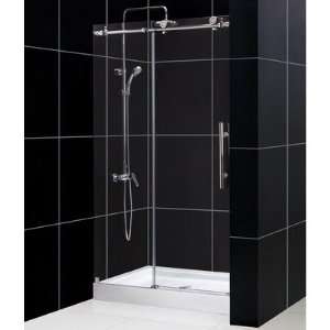  Enigma X 48 x 76 Shower Door Finish Brushed Stainless 