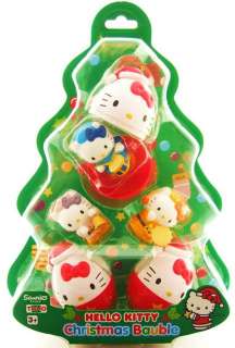 HELLO KITTY CHRISTMAS BAUBLES Tree Decorations New  
