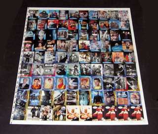   Inkworks Lost in Space Classic Blank Back Uncut Press Sheet (90 cards