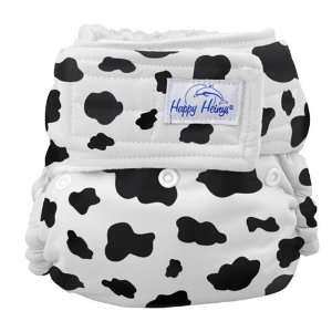   Heinys Organic One Size 12 Pack Pocket Diaper Hook & Loop  COW Baby