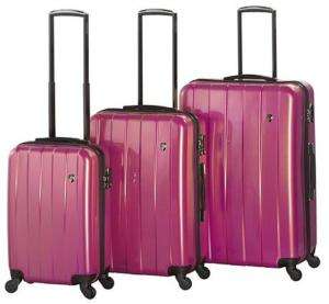 Heys USA PRISMA 4WD Spinner Luggage Set PINK GLITTER 806126032006 