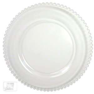  Jay Import Company 1900036 13 Beaded Glass Charger Plates 