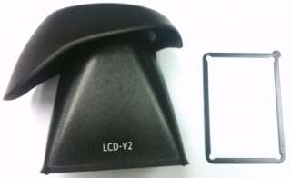 New LCD Viewfinder LCDVF, 3X Magnifier Loupe V2 for Canon 550D Nikon 