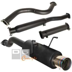  92 00 Honda Civic 2/4DR Cat back Exhaust System With Test Pipe 
