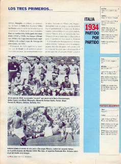 SOCCER WORLD CUP 1930/1938 Rare Magazine Argentina  