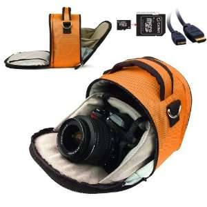  Vangoddy designed Orange Small DSLR & SLR Camera Bag, Laurel Luxury 