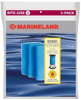 Marineland Magnum Bonded Filter Sleeve Rite Size V 3 pk  