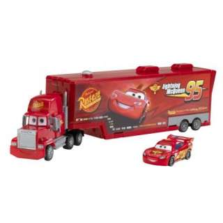   Cars 2 Mack Truck Playset w/ Lightning McQueen Movie Kids Toy NEW
