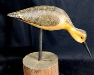  Antique Vintage Bird Decoy signed H. V. Shourd  