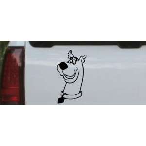 Scooby Doo Cartoons Car Window Wall Laptop Decal Sticker    Black 14in 