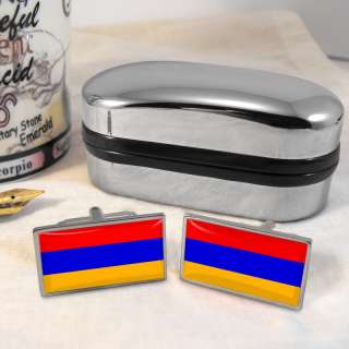 Armenia Flag Mens Gift Cufflinks Armenian  