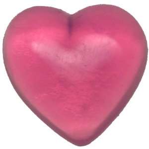  Heart Soap, Clear, Pink   Sweet Pea Beauty