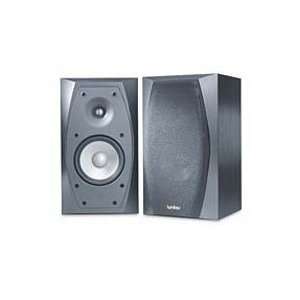  2 Way 6.5 Bookshelf Speakers w/ Black Ash Vinyl Finish 