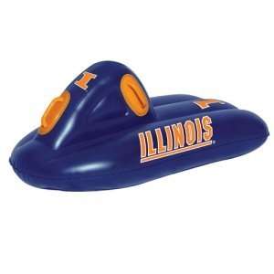   Illini NCAA Inflatable Super Sled / Pool Raft (42)