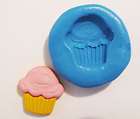 Miniature Cupcake Base Flexible Push Mold   Clay E194  