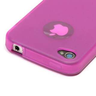 Flex Gel TPU Translucent Matte Case for Apple iPhone 4 at&t Verizon 