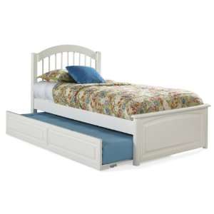  Windsor Twin Platform Bed with Raised Panel Footboard 