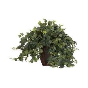  Puff Ivy with Decorative Vase Silk Plant   Nearly Natural 