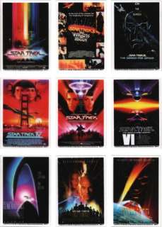 QUOTABLE STAR TREK MOVIES POSTER 10 CARD SET MP1  MP10  