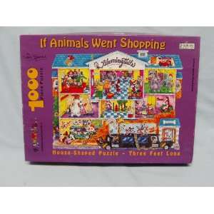 Spilsbury Puzzle Co. 1000 Piece Jigsaw Puzzle Titled, If Animals Went 