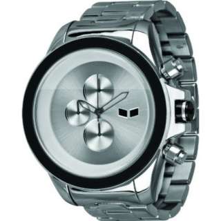 Vestal Mens ZR3006 ZR 3 Chronograph Silver Minimalist Watch 